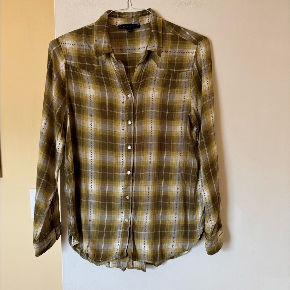 Jane + Delancey Button Down - Size M - Euc - Anth… - image 1